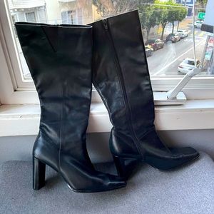 Vintage Anne Klein tall leather boots